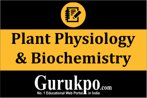 Plant Physiology & Biochemistry (Only Study Material)